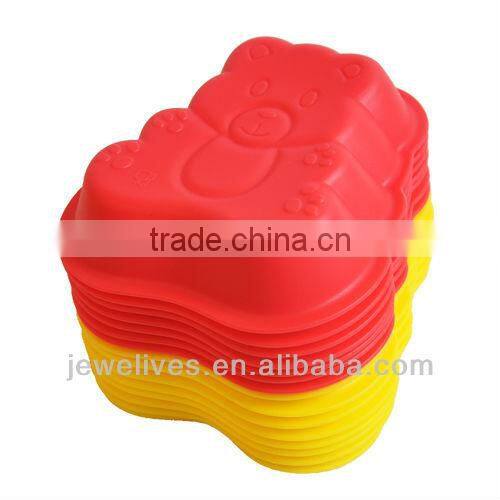 "2013 Disney audit factory bear shape silicone cake mould