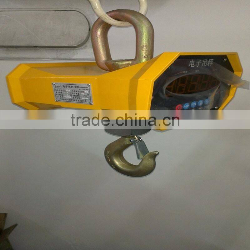 OCS-SW Steel case electronic Wireless digital weighing crane scale with printer