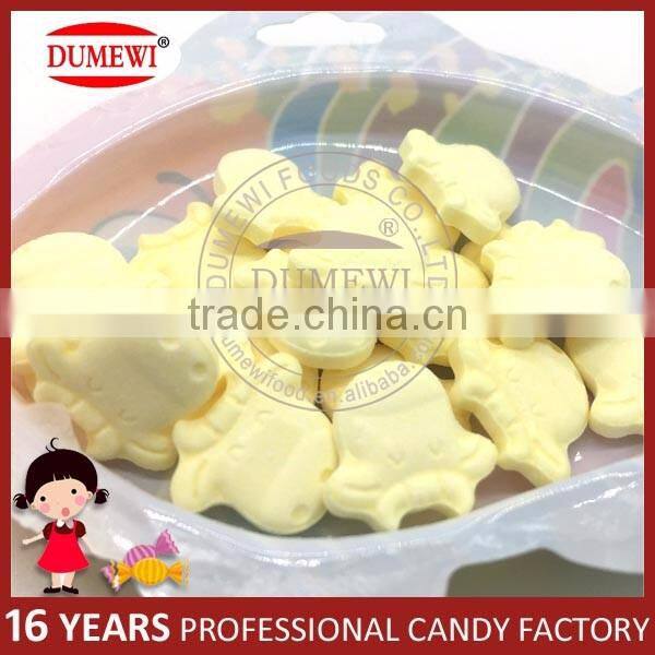 Cute Cow Shape Milk Candy Tablet Candy in Fish Shape Jar