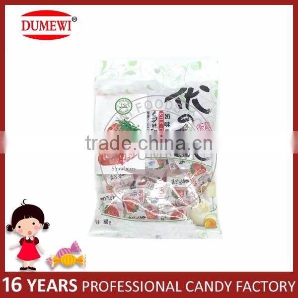 Litchi Flavor Center Filled Milk Soft Chewy Candy