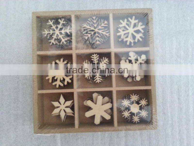 2015 art craft new design Christmas Present wooden stamps snow