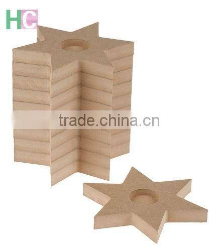 2017 mdf letter craft wood carved candle holder