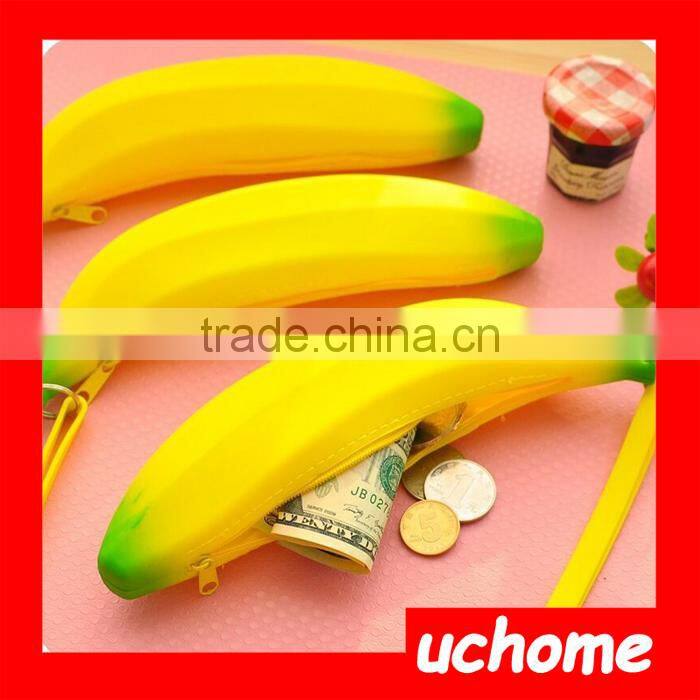 UCHOME Portable New Design Small Cute Banana Shape Girls Coin Purse
