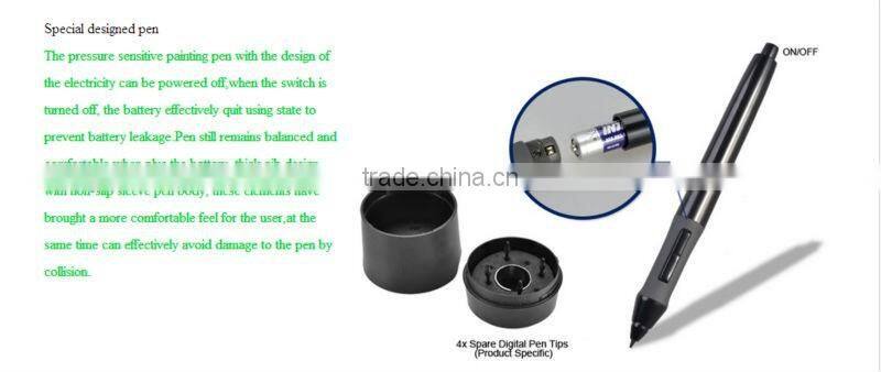 portable electronic digital Wireless pen touch animation design graphic drawing tablet