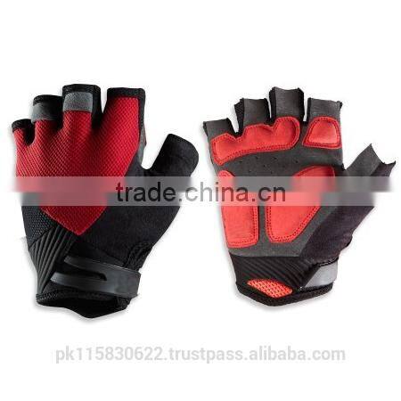 Cool Cycling Leather Fingerless gloves