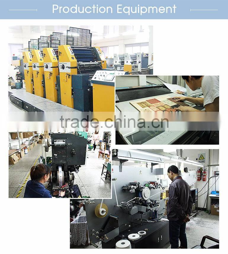 Factory Price Color Printed Cotton Label for clothing