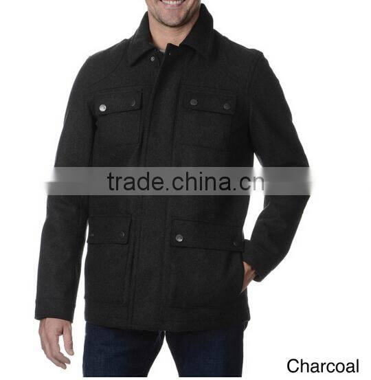 Street Men's Military Style Water-resistant Coat