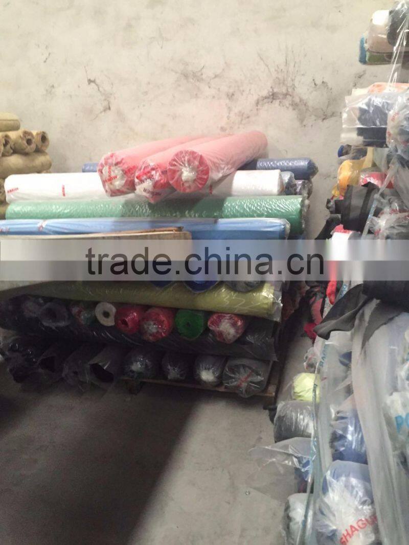 C Grade Polyester Oxford Fabric with Pvc Coated Backing Stock Lots