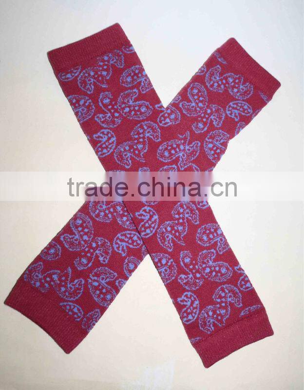 Custom pretty foot warmers cotton leg warmer