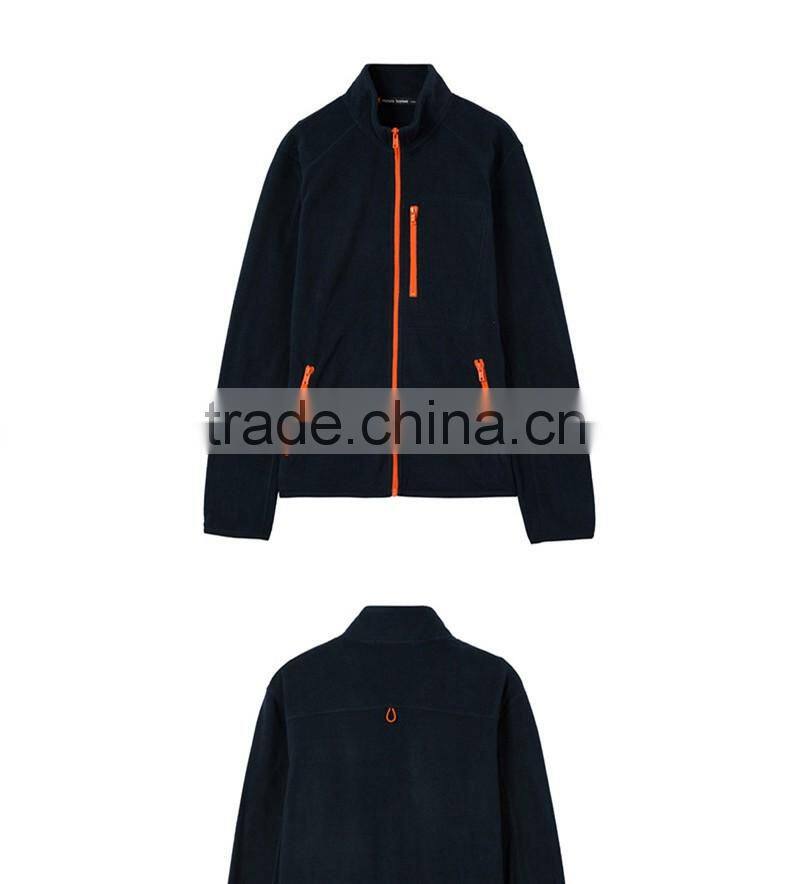 100% cotton cardigan leisure fashion men's wear thin sweater with zip