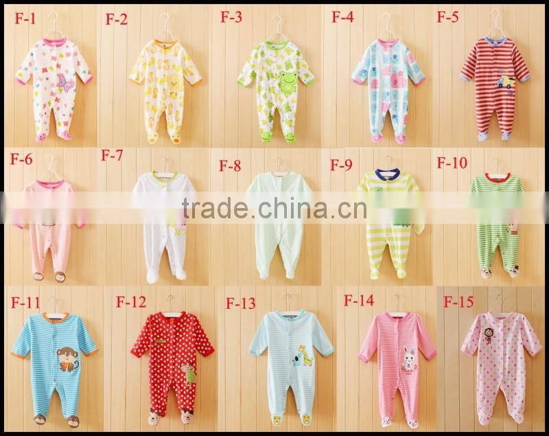 New Designer Kids Frog Cartoon Animal Printed Footed Pajamas Children One piece Jumpsuits