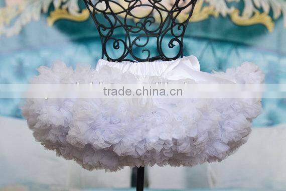 Baby girl tutu bloomers tulle ruffles diaper cover matching a floral headband wholesale factory price