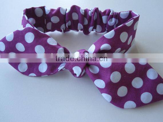 Beautiful Baby Hair band Dots Printed Baby Headband Fancy Baby Headbands