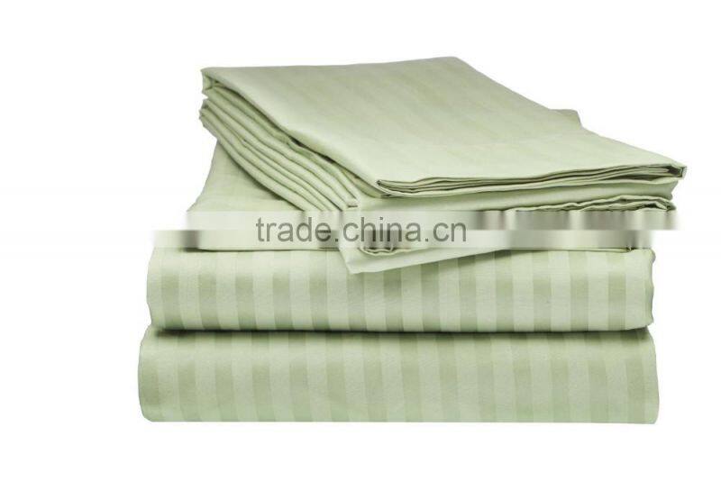 Antibacterial STRIPED 4PC QUEEN Sheet Set