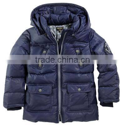 Custom Children Down Coat/Kids Feather Down Winter Coats Wholesale, boys clothing