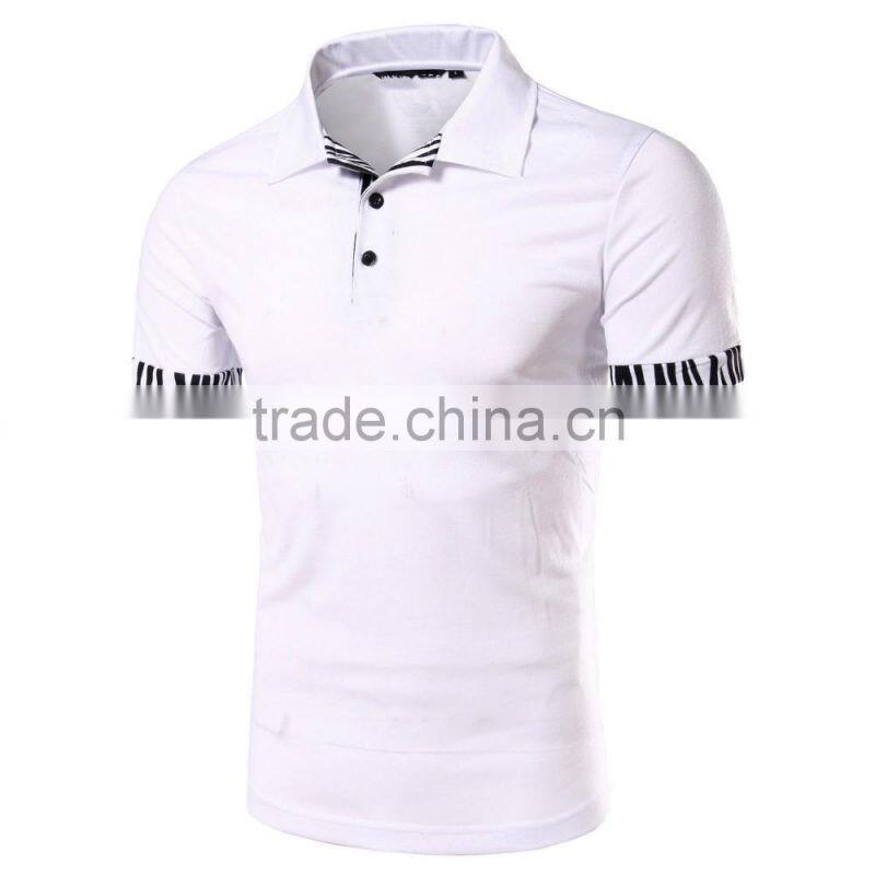 Promotion online shopping casual plain blank sports gym wear white mens polo shirt comfort colors t-shirts