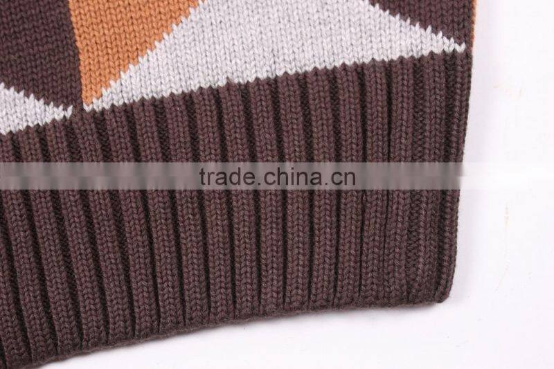 Cotton Knitting Men's Sleeveless Sweater Vest Patterns