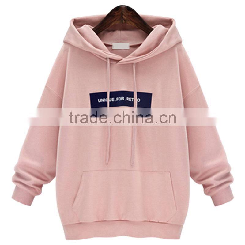Women Long Sleeve Hoodie Sweatshirt Casual Crew Neck Coat Pullover Tops