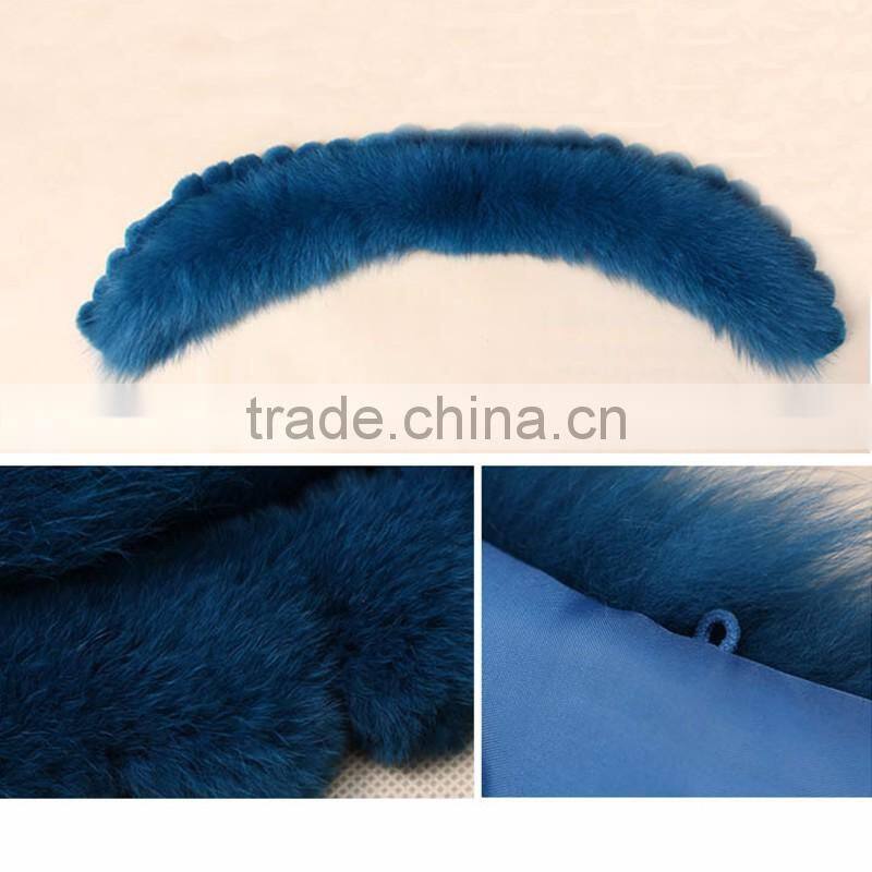 Myfur Chinese Supplier Top Quality Natural Fox Fur Hood Collar