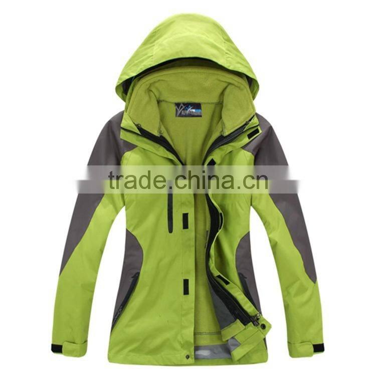 Hot China factory italian leather jacket women