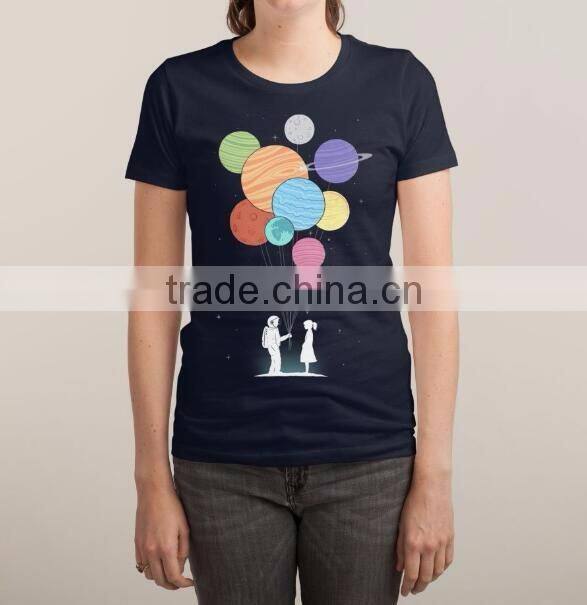 Fashion women tshirt custom 3d printing couple t-shirt