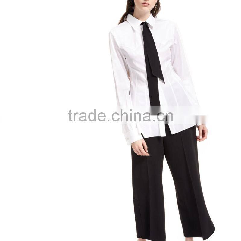 2017 ordinary basic immaculately tailored white shirt and tie