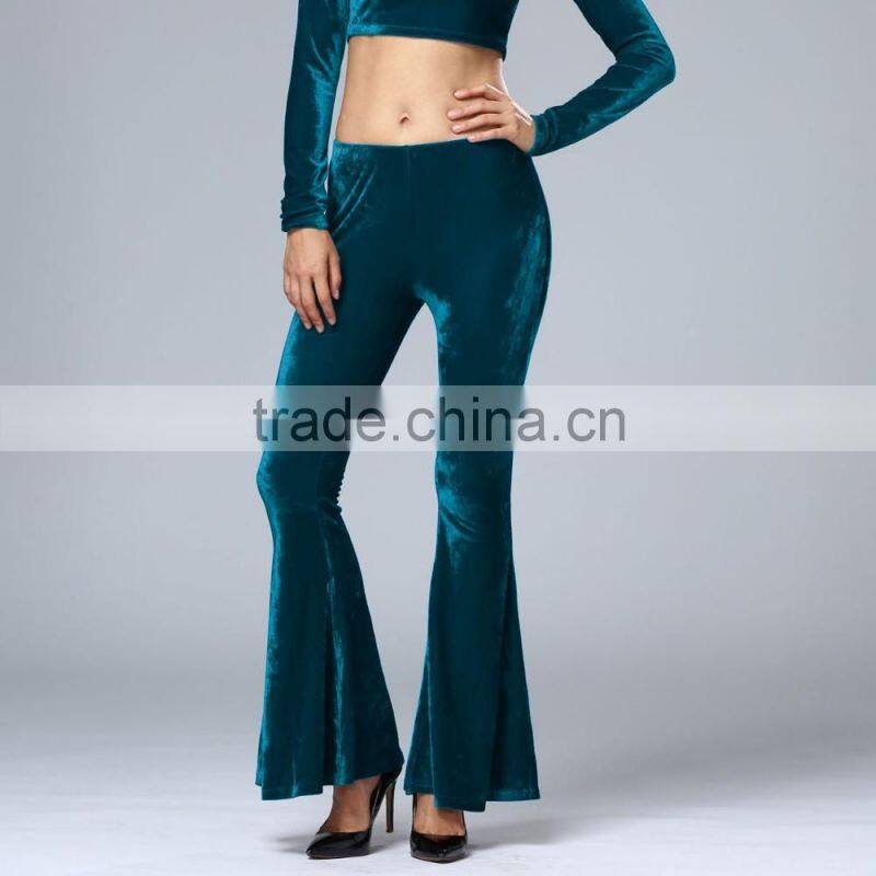 China factory wholesale cheap new design bottom pants women loose pants for sale 2017