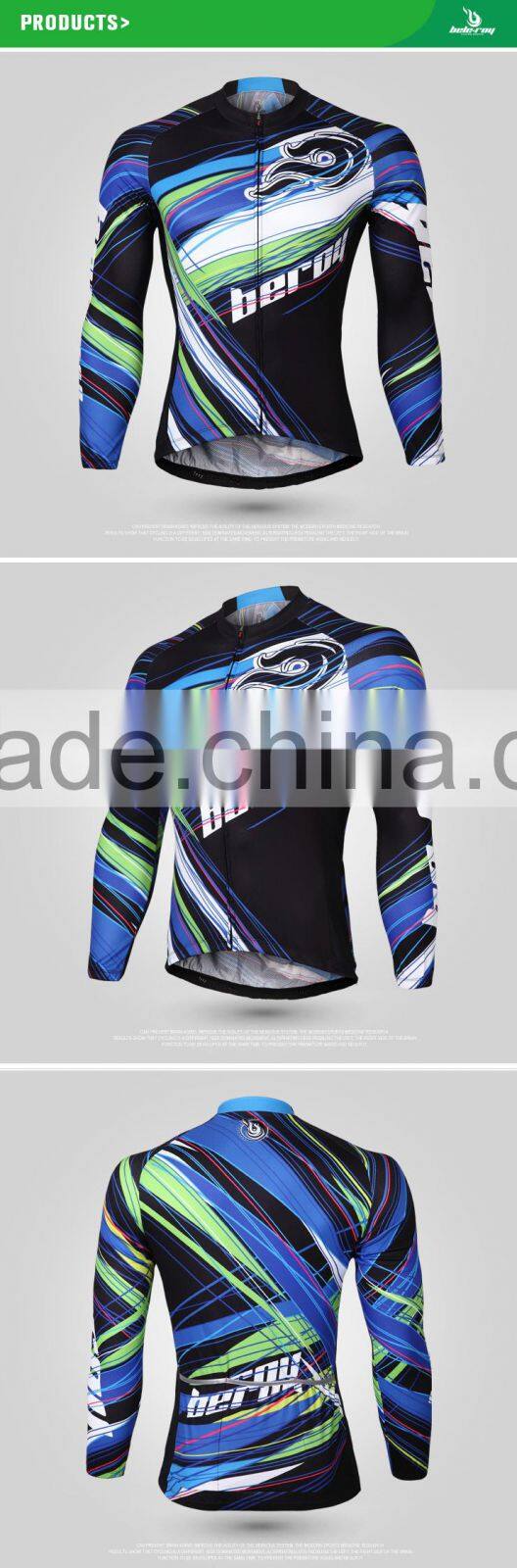 BEROY custom long sleeve cycling team jerseys dri fit,top quality cycling long clothing