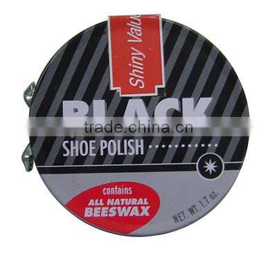 Shiny Value series high quality shoe polish in tin box