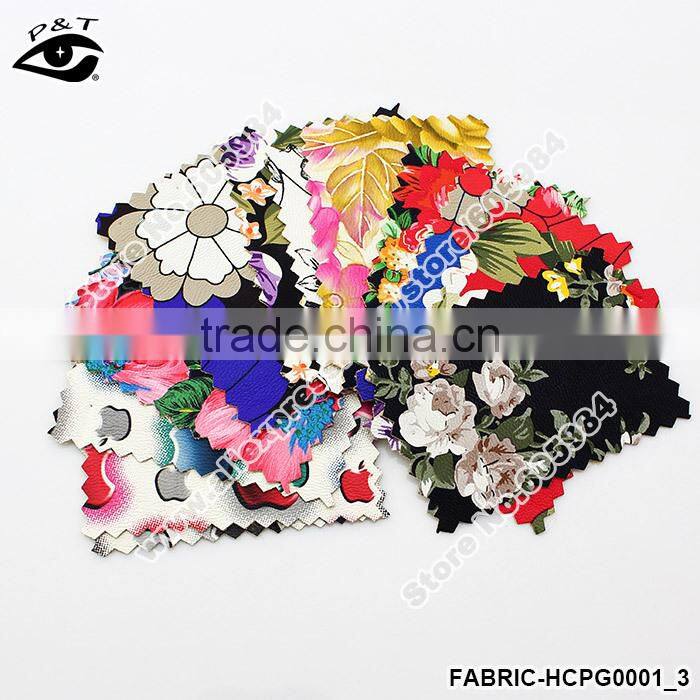 Synthetic Leather PU leather with colorful printed patterns for bags shoes sofa furniture