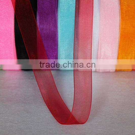red organza ribbon