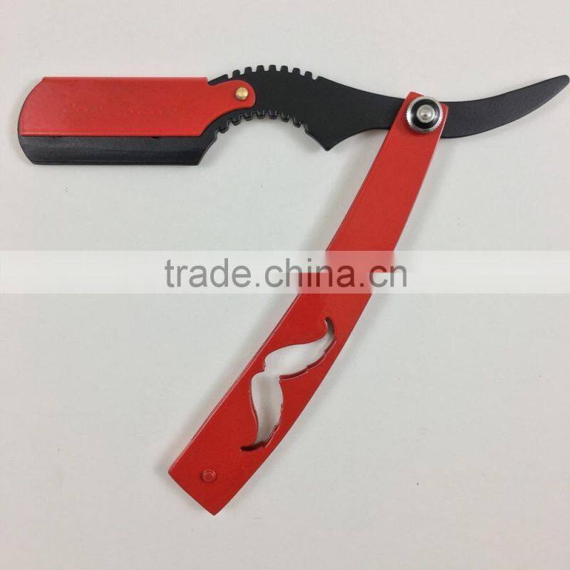 Straight Edge Barber Shaving Razor Wooden Handle