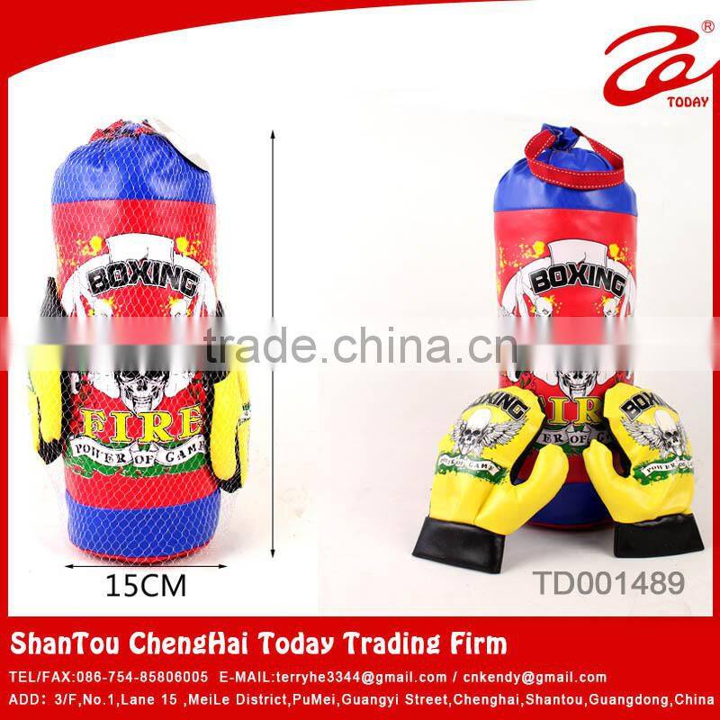 2015 new toys for kid,boxing sandbag,boxing gloves