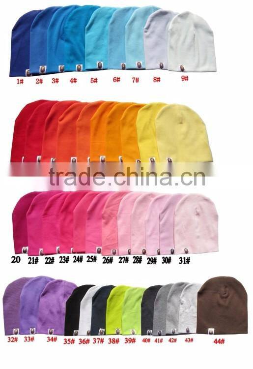 2016 hot stripe children crazy hats combed knit cotton baby caps and hats M6033108