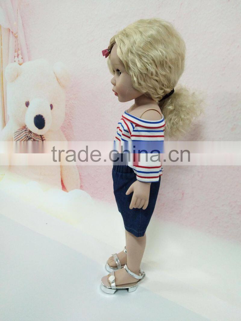 fashion full vinyl 18 inch doll with high quality