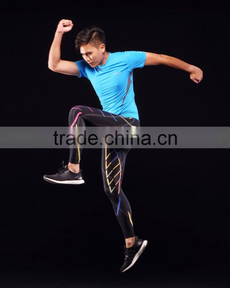 Men compression pants running compression tights