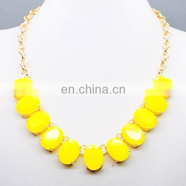 Hot selling and cheap double C imitation jewellery designs necklace