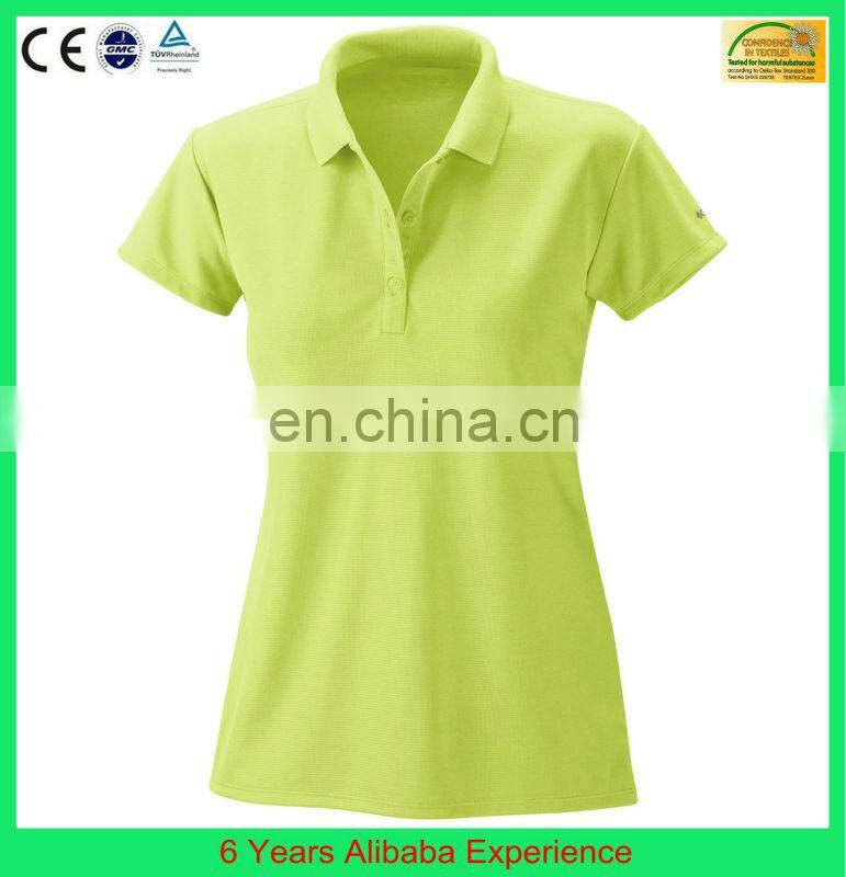 Pique cotton polo shit, promotional polo shirt for women-6 Years Alibaba Experience