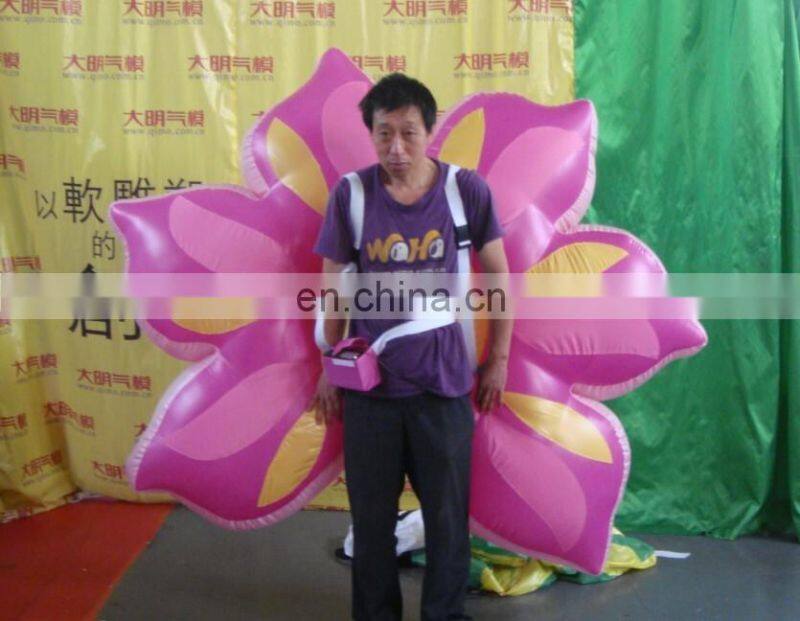 inflatable silver wings