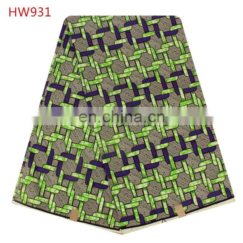 100% cotton holland dutch wax fabric super wax hollandais african ankara wax print fabric