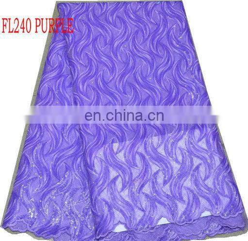african french lace with sequins(FL210 )
