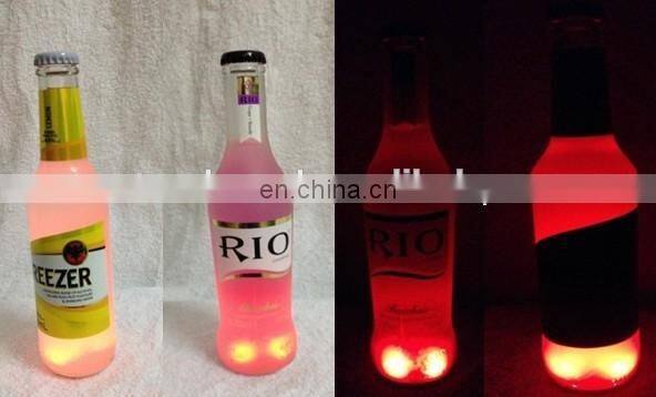 Customized Logo Print Glow Bottle Light LED Sticker