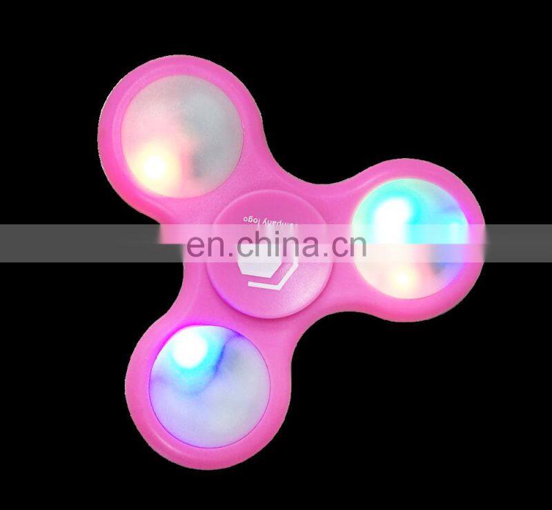 Custom logo Soft PVC fidget spinner