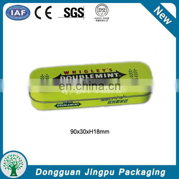 Custom printed tin gift box for pendrive packaging