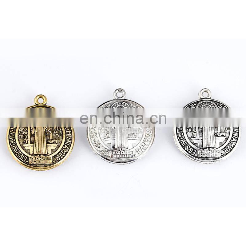 hot cheap gift religious metal gift church religious rosary pedant medal virgin mary medal