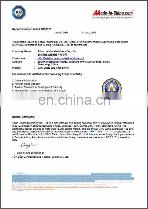 CNC300D slant bed cnc turning center with price