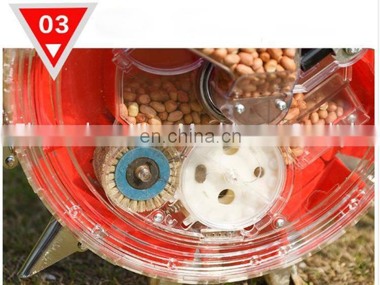 Easy to Hand Operate Corn Bean Seeder for Corn Seed Planter and Fertilizer