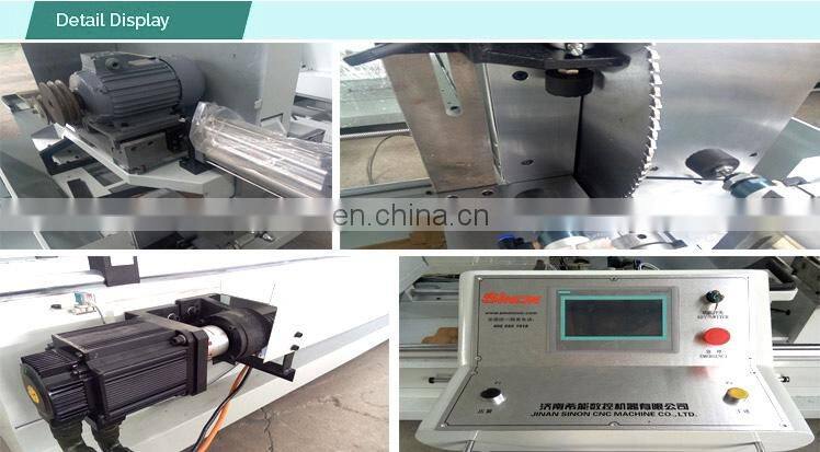 High quality CNC double head mitre saw cutting machine for aluminum window and door