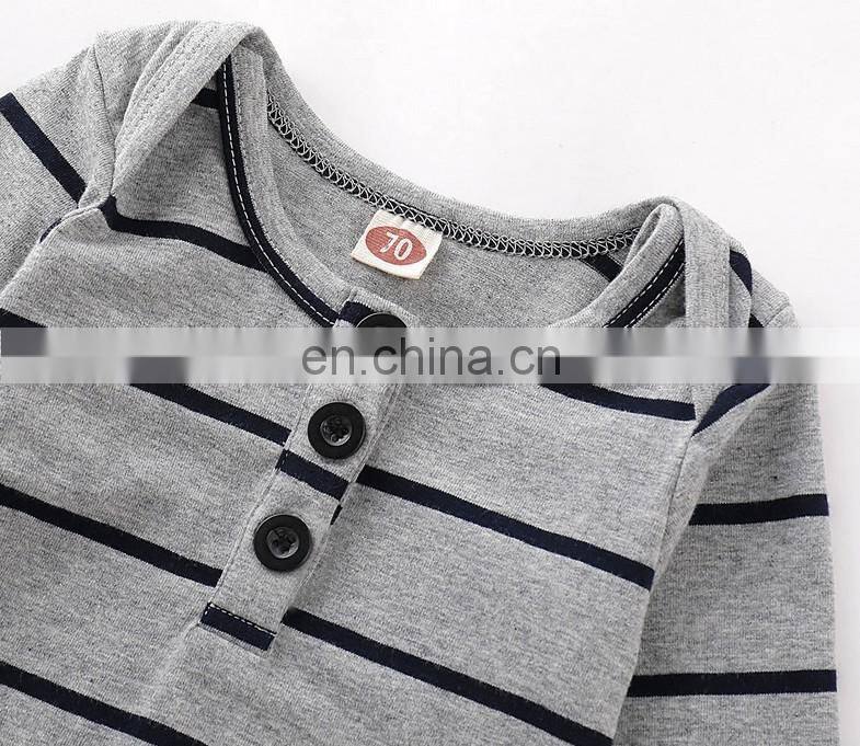 Soft wear newborn baby sleeping bag cotton stripe baby sleep gown