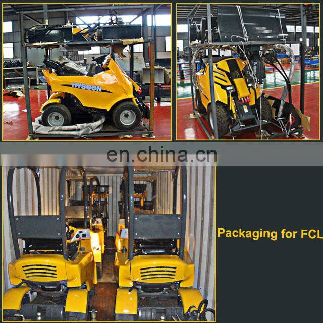 Small tractor gas mini articulating loader for sale